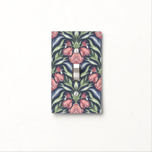 Art Nouveau Floral Light Switch Cover