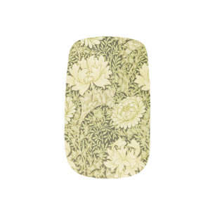 Art Nouveau Floral Minx Nail Art