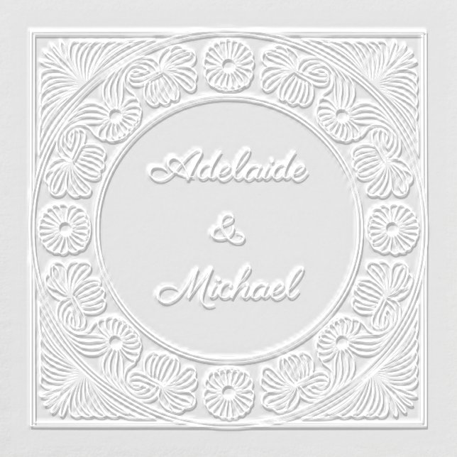Art Nouveau Floral Name Embosser (Design)
