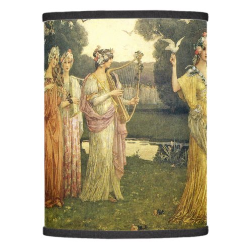 Art Nouveau Floral Procession by Elisabeth Sonrel Lamp Shade