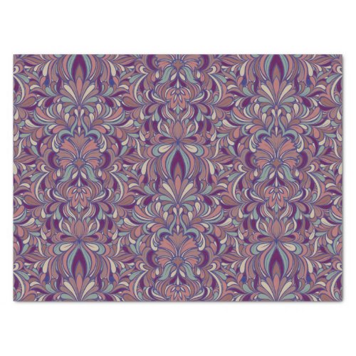 Art Nouveau Floral Seamless  Tissue Paper