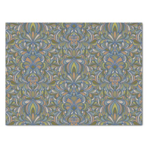 Art Nouveau Floral Seamless  Tissue Paper