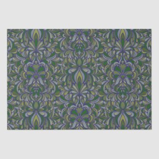 Art Nouveau Floral Seamless 