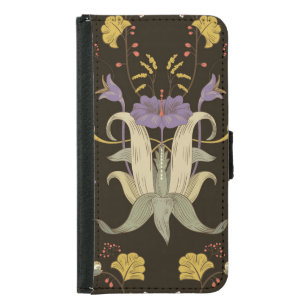 Art Nouveau Floral: Vintage Pattern Samsung Galaxy S5 Wallet Case