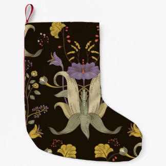 Art Nouveau Floral: Vintage Pattern Small Christmas Stocking