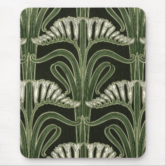 Art Nouveau Flower Design - Mousepad