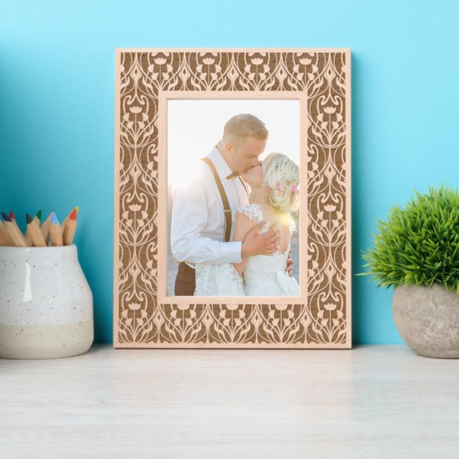 Art Nouveau Foliage & Floral Pattern Engraved Frames (Creator Uploaded)