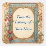 Art Nouveau Frame Bookplate for Your Child