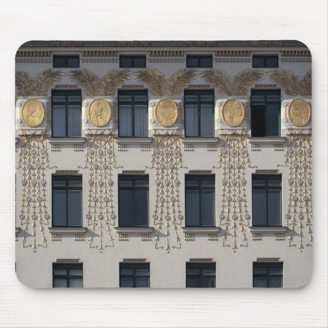 Art Nouveau Front Mouse Pad (Front)