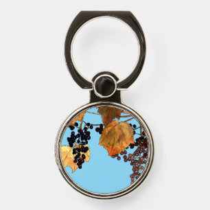 Art Nouveau Frost Grapes Phone Ring Stand