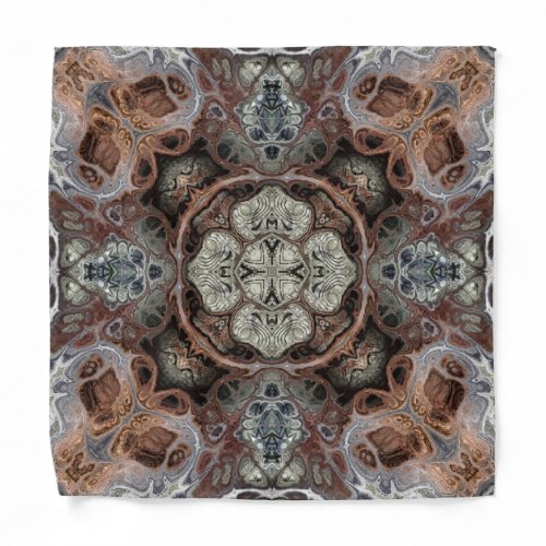 Art nouveau geometric vintage pattern  bandana