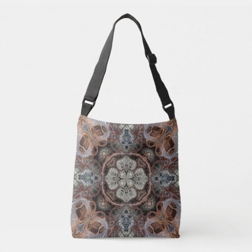 Art nouveau geometric vintage pattern  crossbody bag