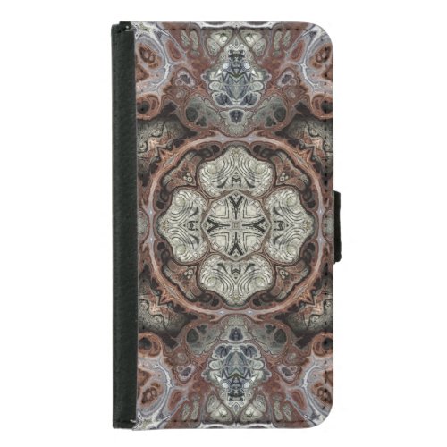 Art nouveau geometric vintage pattern  samsung galaxy s5 wallet case