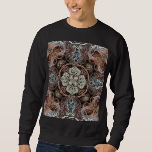 Art nouveau geometric vintage pattern  sweatshirt