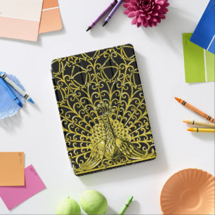 Art Nouveau Gold Peacock iPad Pro Cover