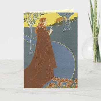 Art Nouveau Greeting Cards by golden_oldies at Zazzle