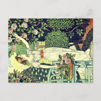 Art Nouveau  Holiday Postcard