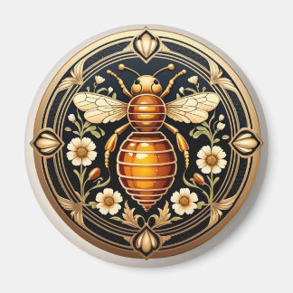 Art Nouveau Honey Bee Magnet