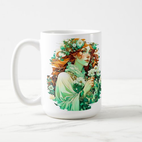 Art Nouveau Imbolc Celtic Spring  Coffee Mug
