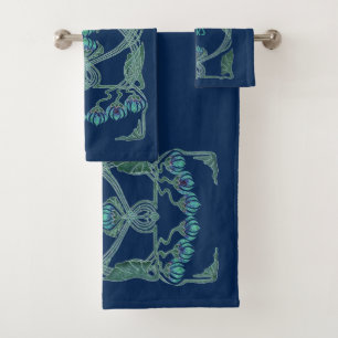 Art Nouveau Inspiration I Bathroom Towel set