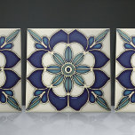 Art Nouveau-Inspired Lisbon Jacaranda Blossom Ceramic Tile<br><div class="desc">Immerse yourself in the timeless beauty of the Art Nouveau era with our glazed ceramic tile, featuring an exquisite rendition of the Blue and Purple Jacaranda - a botanical symbol of Portugal's vibrant capital, Lisbon. Inspired by the sinuous, nature-infused patterns of the Art Nouveau movement, this tile's motif captures the...</div>