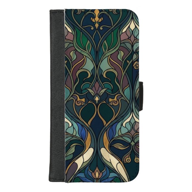 Art Nouveau iPhone 7/8 Plus Wallet Case (Front)