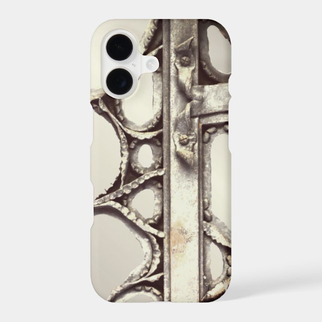 Art nouveau iron gate antoni gaudi elegant Case-Mate iPhone case (Back)