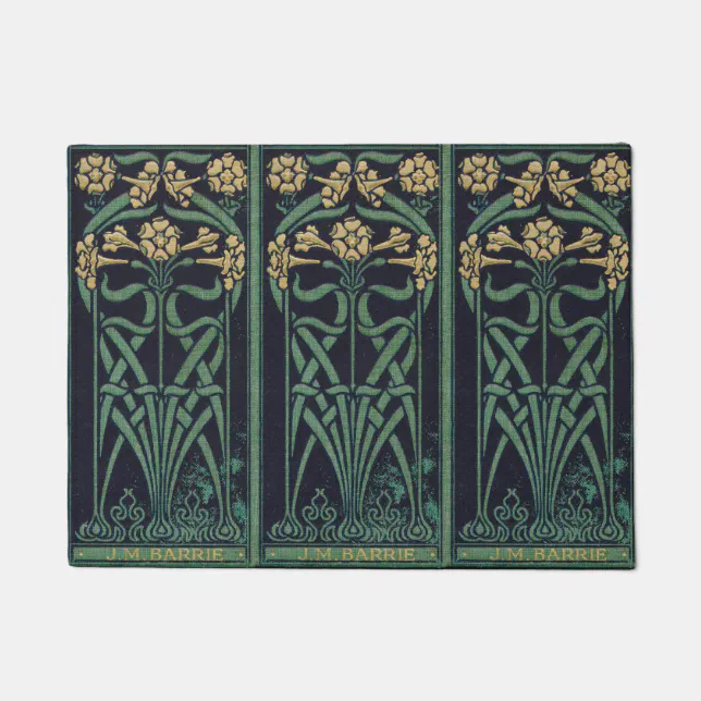 Art Nouveau J.M.Barrie Doormat Zazzle