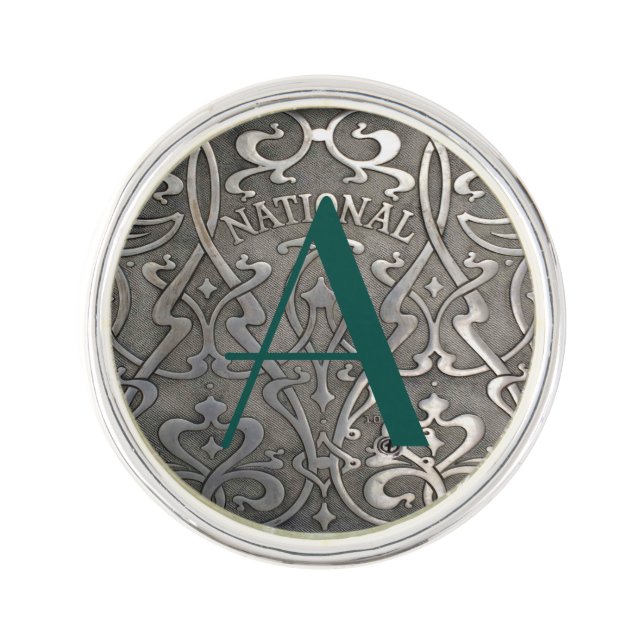 Art nouveau,jugen style,Norway,aalesund,original,m Lapel Pin (Front)