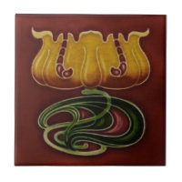 Art Nouveau Jugendstil c1900 German Floral Repro
