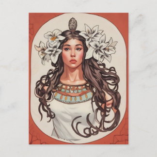 Art Nouveau La Princesse Lointaine Postcard