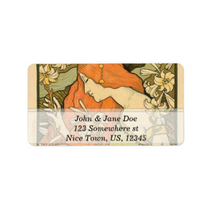 Art Nouveau Label