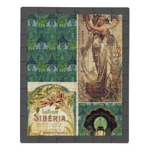 Art Nouveau Ladies Jigsaw Puzzle
