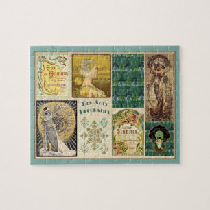 Art Nouveau Ladies Jigsaw Puzzle
