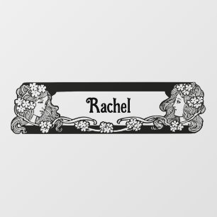 Art Nouveau ladies Wall Decal