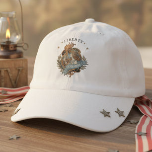 Art Nouveau Lady Liberty USA 250 Motif ID1303 Hat