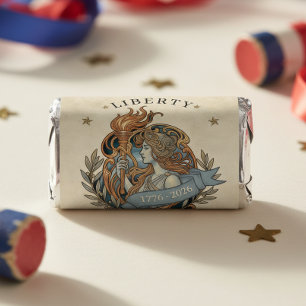 Art Nouveau Lady Liberty USA 250 Motif ID1303 Hershey's Miniatures