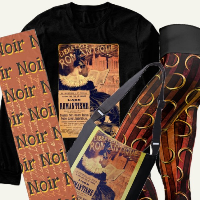 Art nouveau librairie romantique gothic grasset Tri-Blend shirt (Creator Uploaded)