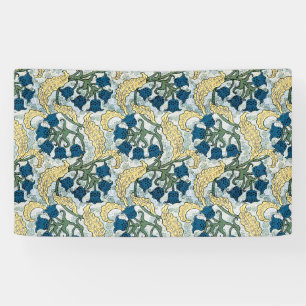 Art Nouveau Lily of the Valley Flower Verneuil  Banner