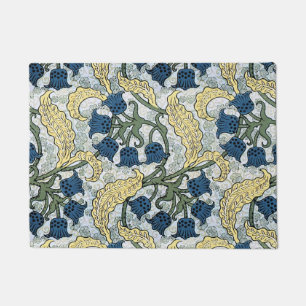 Art Nouveau Lily of the Valley Flower Verneuil  Doormat