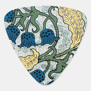 Art Nouveau Lily of the Valley Flower Verneuil  Guitar Pick