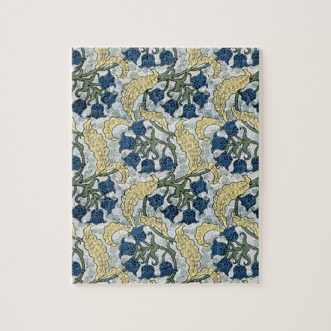 Art Nouveau Lily of the Valley Flower Verneuil  Jigsaw Puzzle (Vertical)