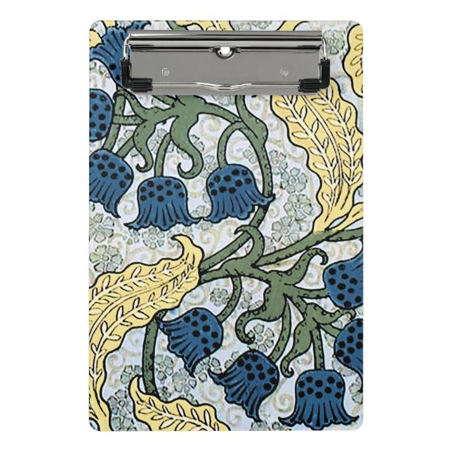 Art Nouveau Lily of the Valley Flower Verneuil  Mini Clipboard (Front)