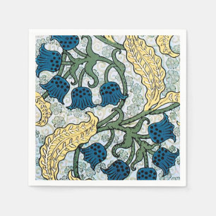 Art Nouveau Lily of the Valley Flower Verneuil  Paper Napkins