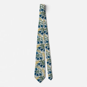 Art Nouveau Lily of the Valley Flower Verneuil  Tie