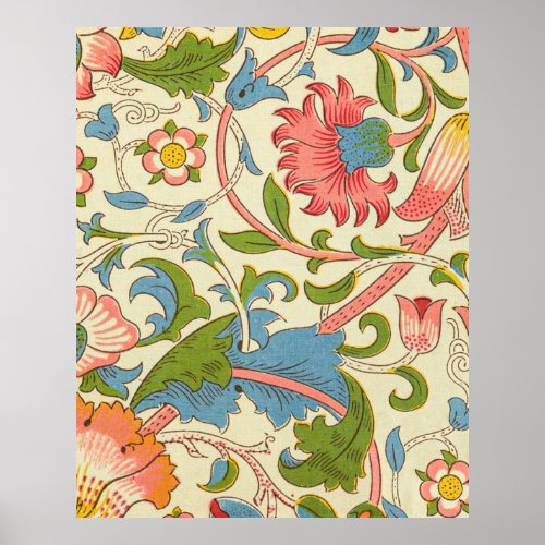 Art nouveau lodden pattern _ William Morris Poster