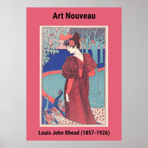Art Nouveau Louis John Rhead 1857_1926 Poster