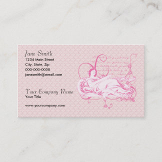Art Nouveau Love Business Card