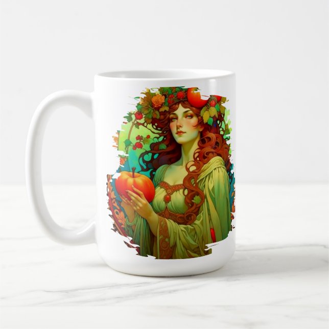 Art Nouveau Mabon Coffee Mug (Left)