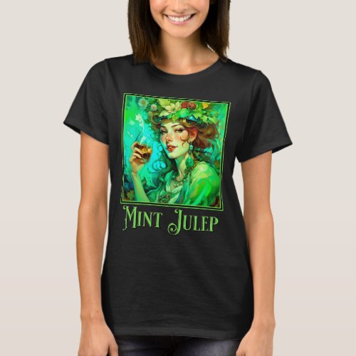 Art Nouveau Mint Julep T_Shirt